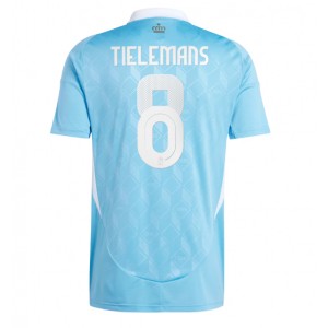 Fotbalové Dres Belgie Youri Tielemans #8 Venkovní Oblečení ME 2024 Krátký Rukáv